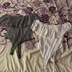 Off The Shoulder Bodysuit DUO